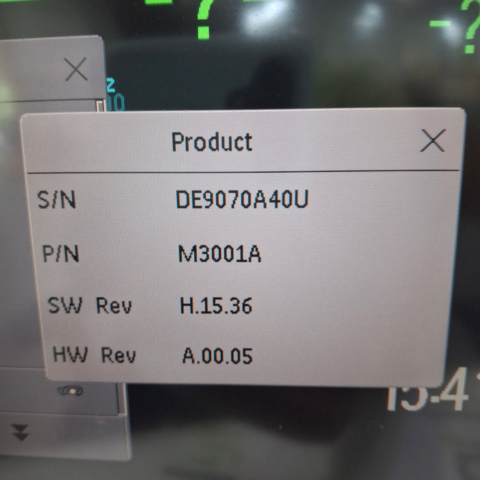 Philips M3001A-A04C06 OxiMax SpO2, NIBP, ECG, Temp, IBP MMS Module