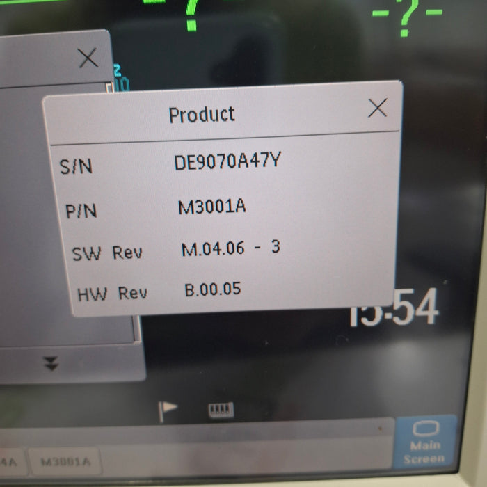 Philips M3001A-A04C06 OxiMax SpO2, NIBP, ECG, Temp, IBP MMS Module