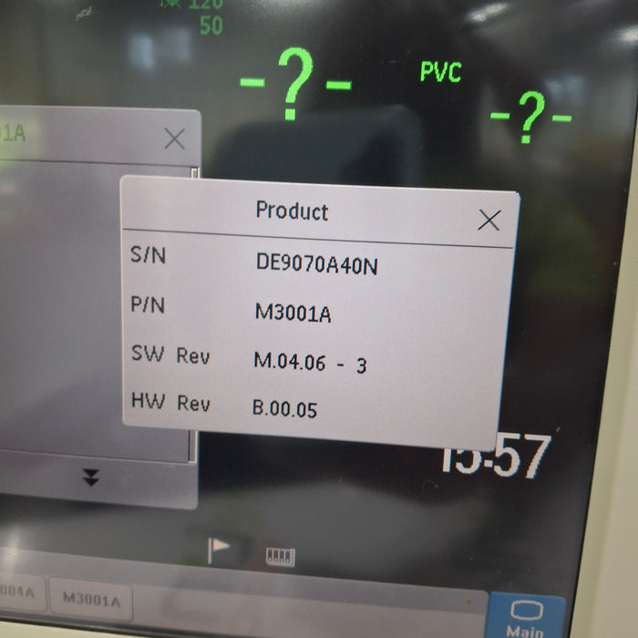 Philips M3001A-A04C06 OxiMax SpO2, NIBP, ECG, Temp, IBP MMS Module