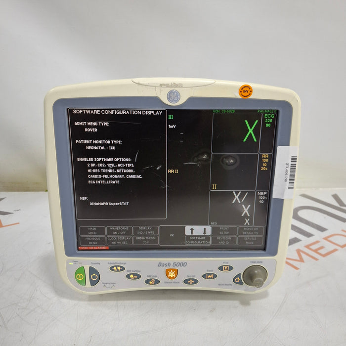 GE Healthcare GE Healthcare Dash 5000 - Masimo SpO2 Patient Monitor Patient Monitors reLink Medical