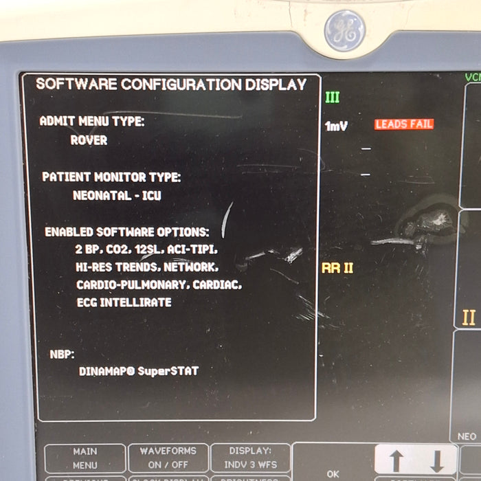 GE Healthcare GE Healthcare Dash 5000 - Masimo SpO2 Patient Monitor Patient Monitors reLink Medical
