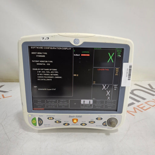 GE Healthcare GE Healthcare Dash 5000 - Masimo SpO2 Patient Monitor Patient Monitors reLink Medical