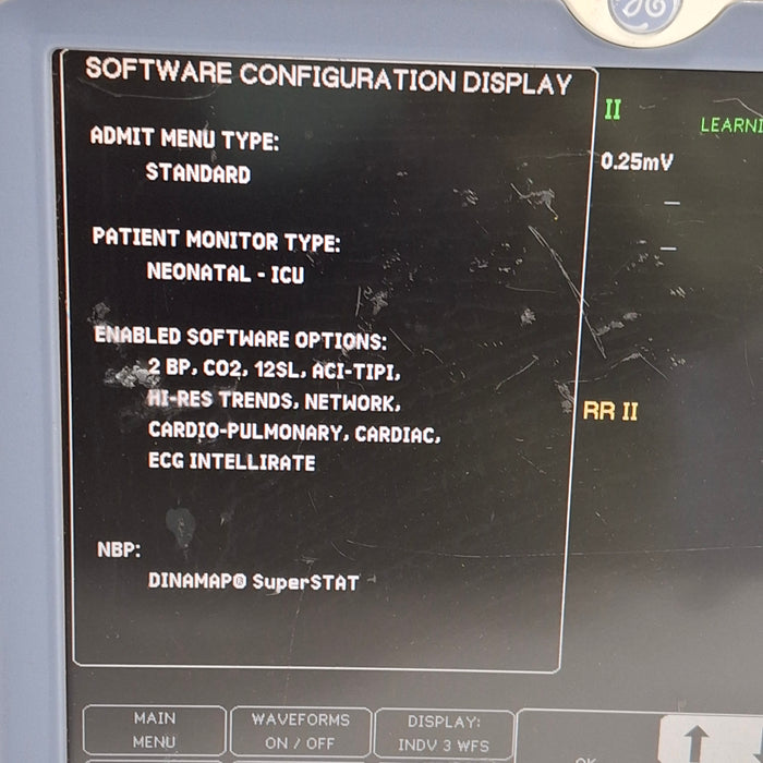 GE Healthcare GE Healthcare Dash 5000 - Masimo SpO2 Patient Monitor Patient Monitors reLink Medical
