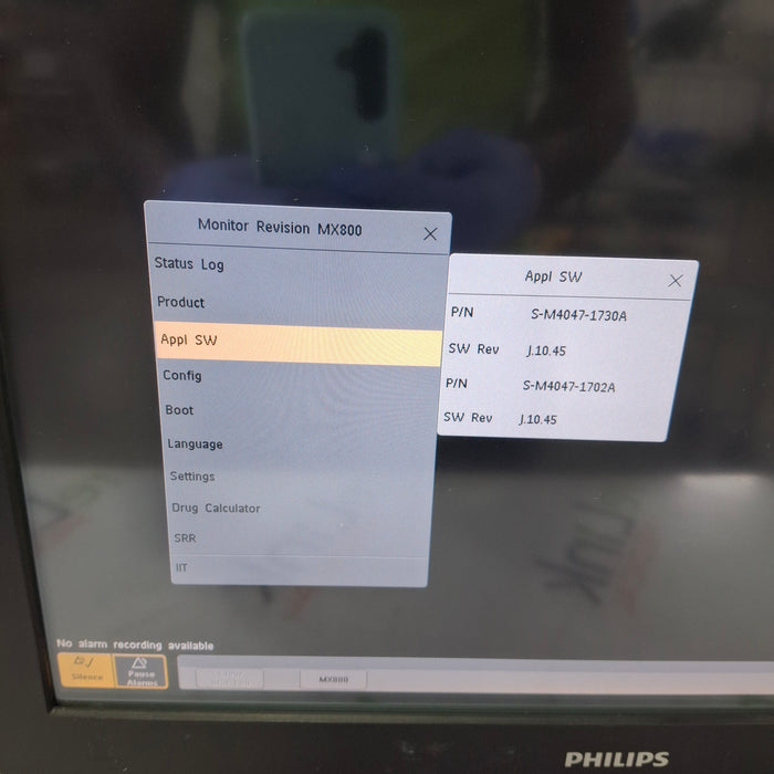 Philips MX800 Bedside Patient Monitor