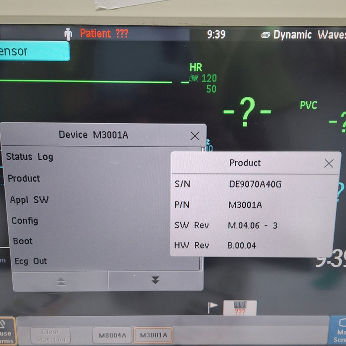 Philips M3001A-A04C06 OxiMax SpO2, NIBP, ECG, Temp, IBP MMS Module