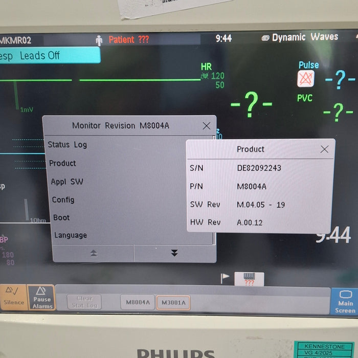 Philips M3001A-A04C06 OxiMax SpO2, NIBP, ECG, Temp, IBP MMS Module