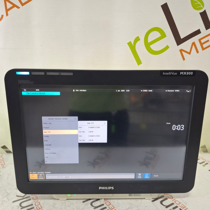 Philips MX800 Bedside Patient Monitor