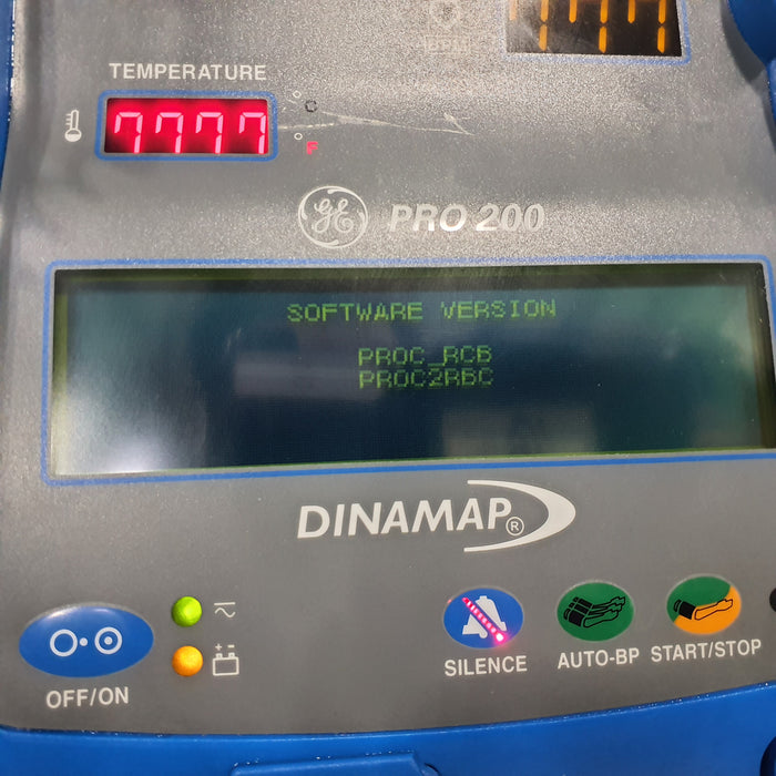 GE Healthcare Dinamap ProCare 200 Patient Monitor