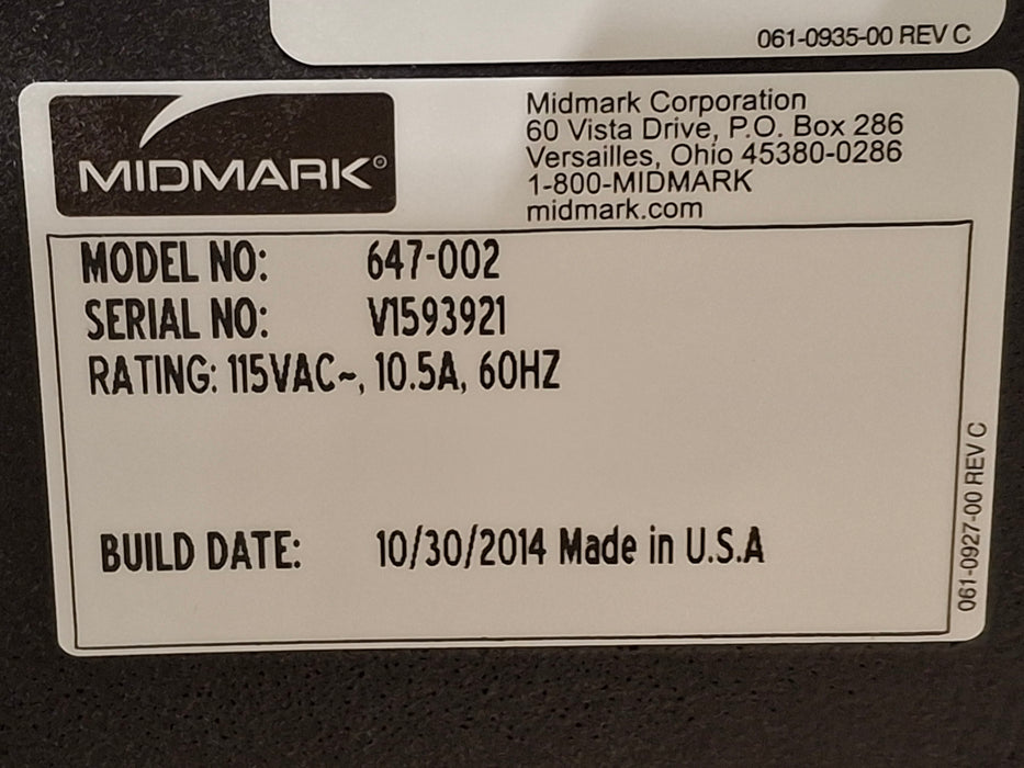 Midmark 647 Podiatry Chair