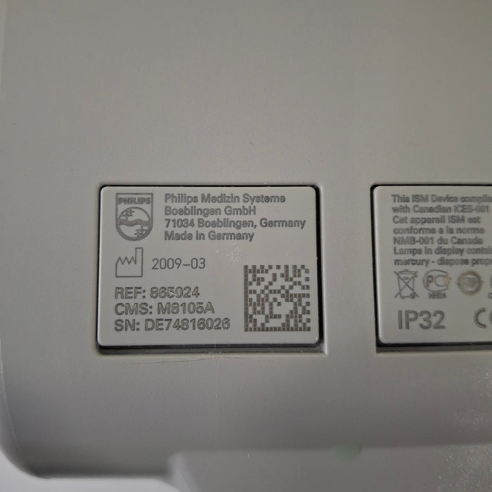 Philips Intellivue MP5 - ECG, Fast SpO2, NIBP, Press, Temp Patient Monitor