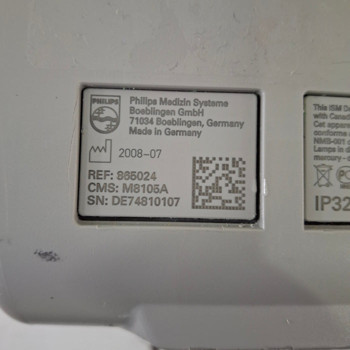 Philips Intellivue MP5 - ECG, Fast SpO2, NIBP, Press, Temp Patient Monitor