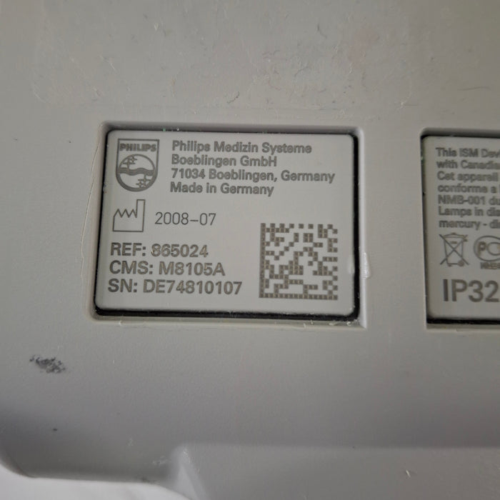 Philips Intellivue MP5 - ECG, Fast SpO2, NIBP, Press, Temp Patient Monitor