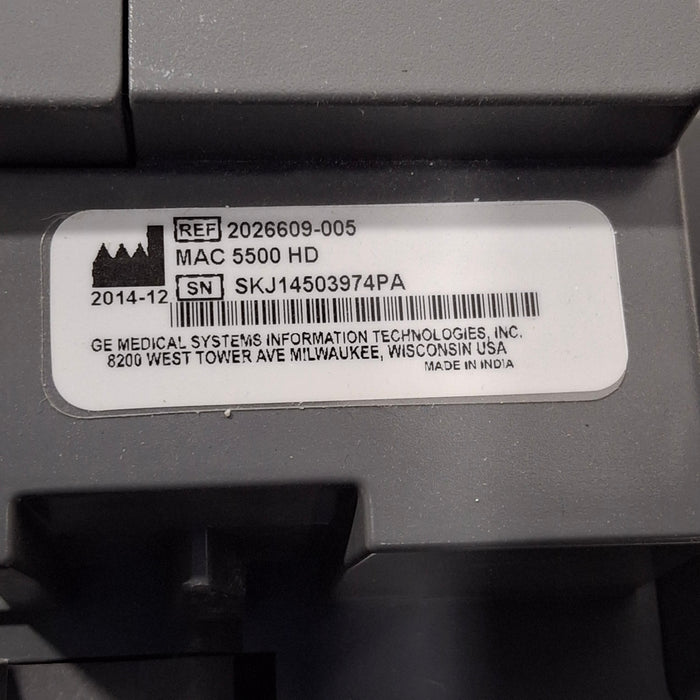 GE Healthcare MAC 5500 HD ECG without CAM Module