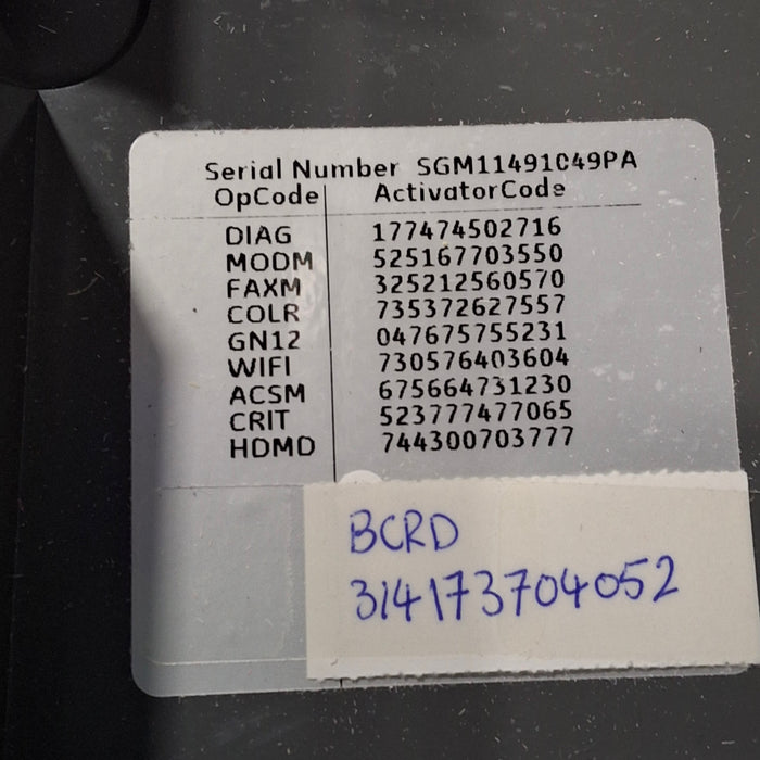 GE Healthcare MAC 5500 HD ECG without CAM Module