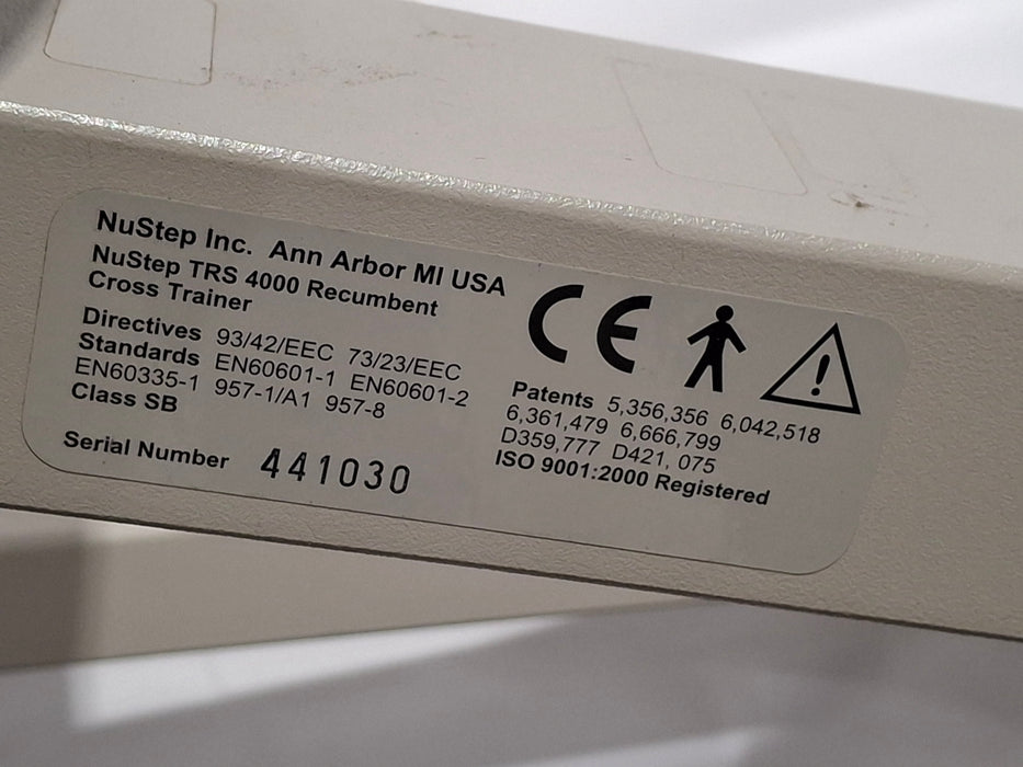 NuStep, Inc. TRS 4000 Recumbent Cross Trainer