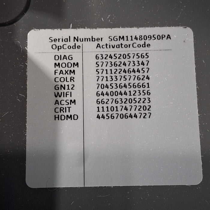 GE Healthcare MAC 5500 HD ECG without CAM Module