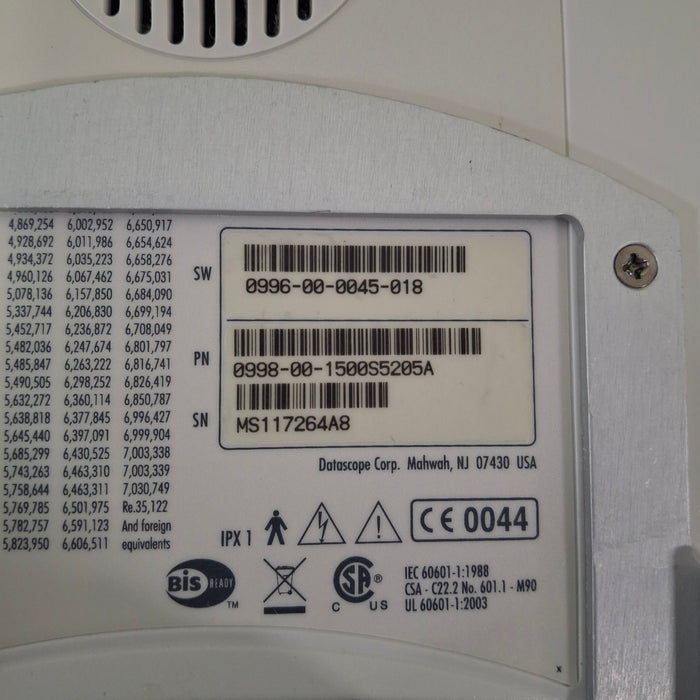 Mindray Datascope Spectrum OR Patient Monitor