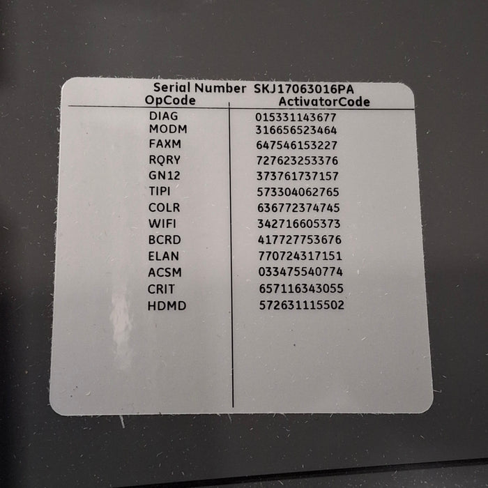 GE Healthcare MAC 5500 HD ECG without CAM Module