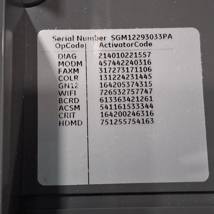 GE Healthcare MAC 5500 HD ECG without CAM Module