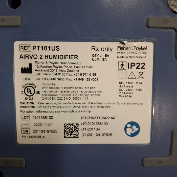 Fisher & Paykel Airvo 2 Humidified High Flow Therapy Unit