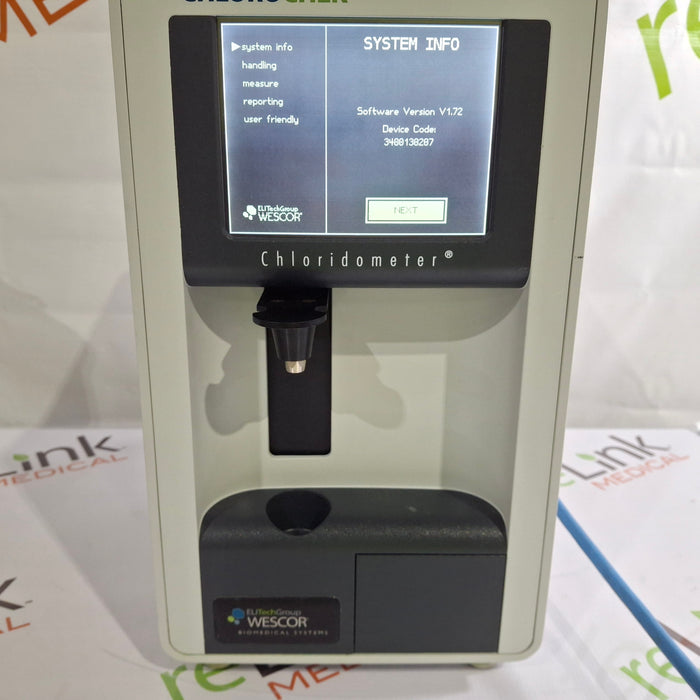 Wescor 3400-RUO Chlorochek Chloridometer - Sweat Chloride Analyzer