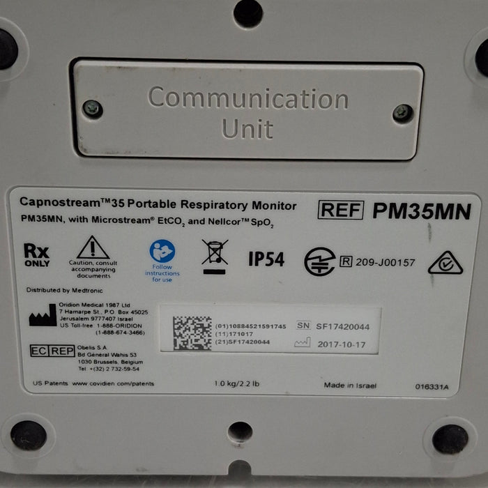 Medtronic Capnostream 35 Portable Respiratory Monitor