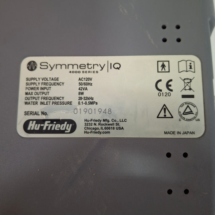 Hu-Friedy Mfg. Co., LLC Symmetry IQ 4000 Irrigation Pump