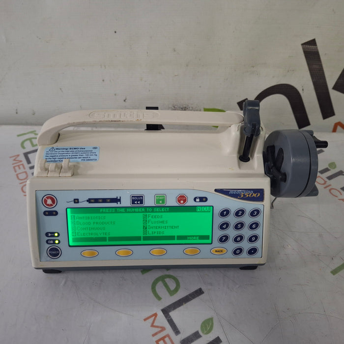 Smiths Medical Medfusion 3500 Version 5 Syringe Infusion Pump