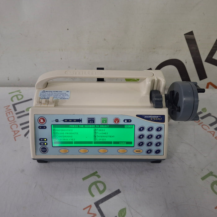 Smiths Medical Medfusion 3500 Version 5 Syringe Infusion Pump