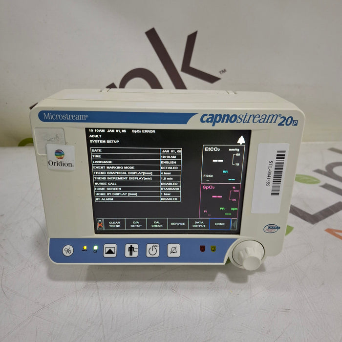 Oridion Capnostream 20P Capnography Monitor