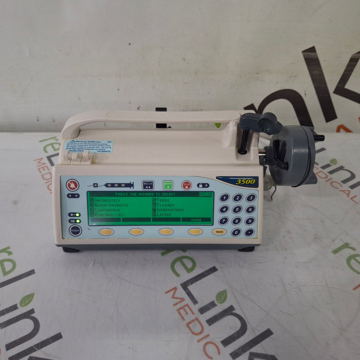 Smiths Medical Medfusion 3500 Version 5 Syringe Infusion Pump
