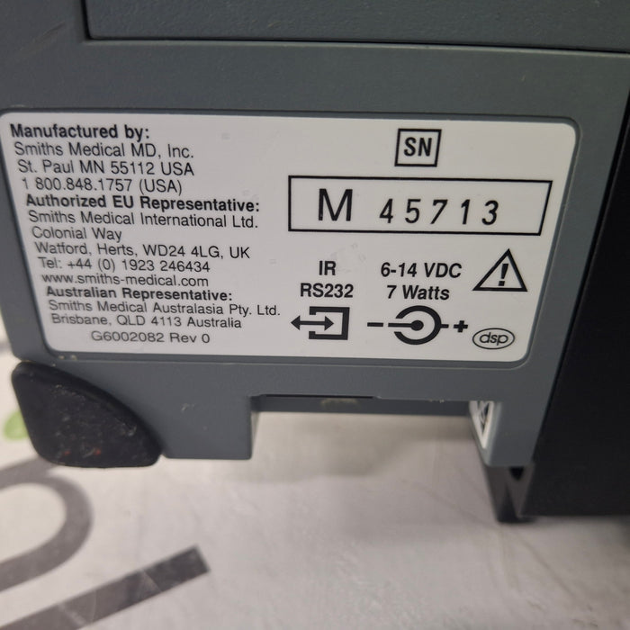 Smiths Medical Medfusion 3500 Version 5 Syringe Infusion Pump