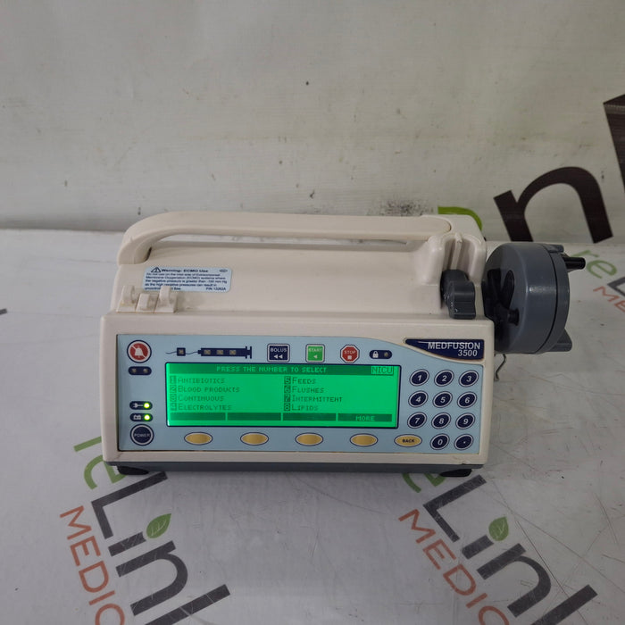 Smiths Medical Medfusion 3500 Version 5 Syringe Infusion Pump