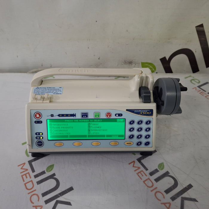 Smiths Medical Medfusion 3500 Version 5 Syringe Infusion Pump