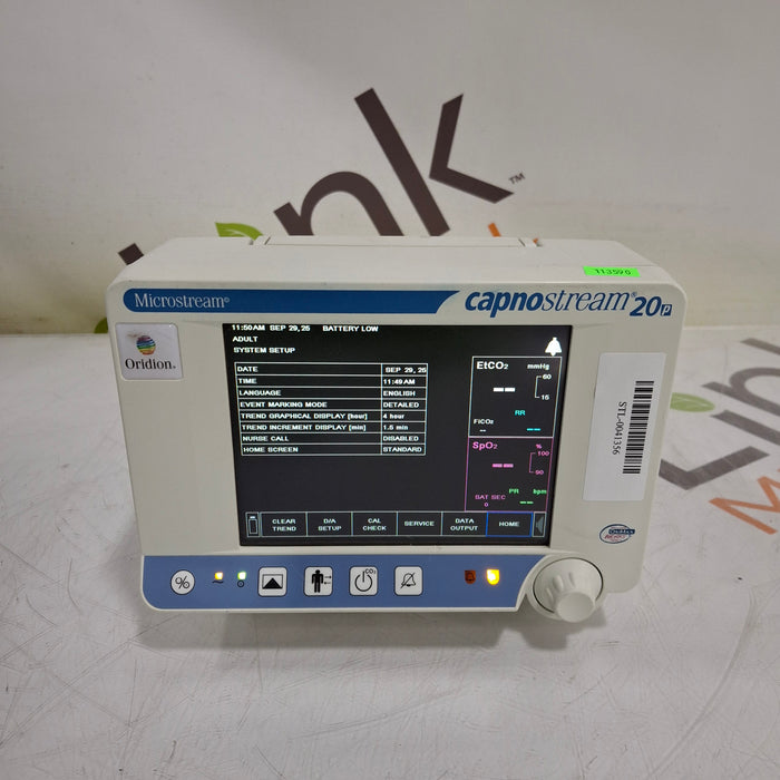 Oridion Capnostream 20P Capnography Monitor