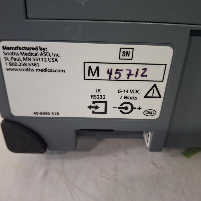 Smiths Medical Medfusion 3500 Version 5 Syringe Infusion Pump