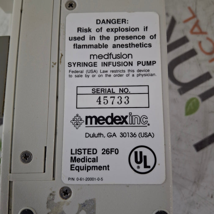Medex Medfusion 2010i Syringe Infusion Pump