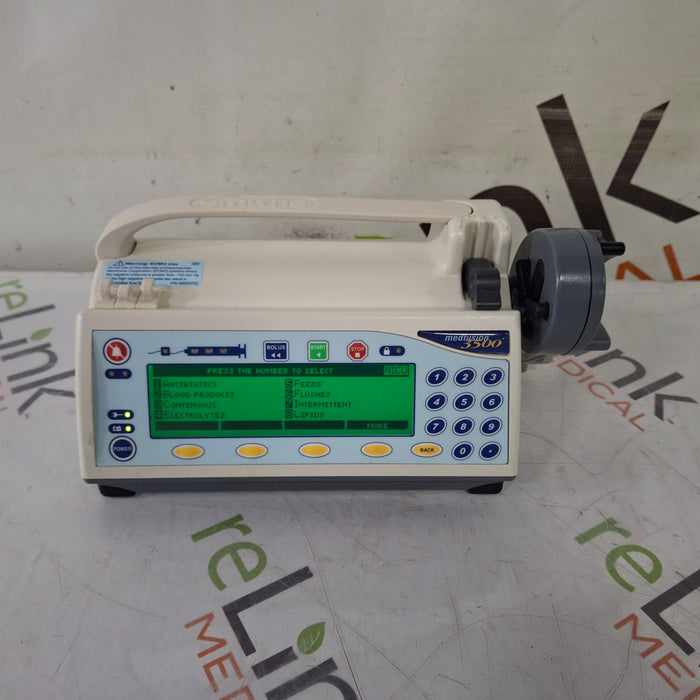 Smiths Medical Medfusion 3500 Version 5 Syringe Infusion Pump