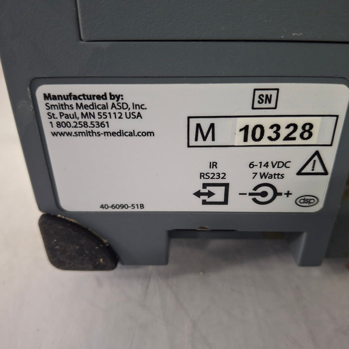 Smiths Medical Medfusion 3500 Version 5 Syringe Infusion Pump