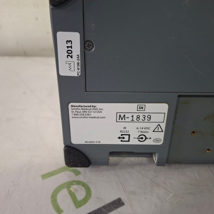 Smiths Medical Medfusion 3500 Version 5 Syringe Infusion Pump