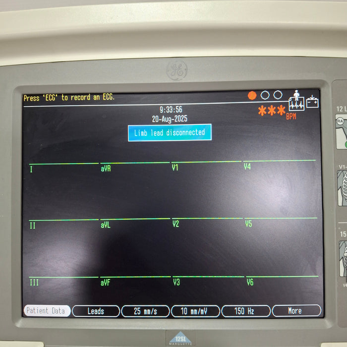 GE Healthcare MAC 5500 ECG without CAM Module