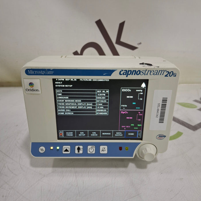 Oridion Capnostream 20P Capnography Monitor