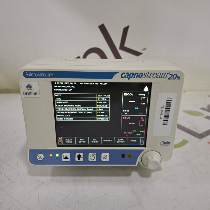 Oridion Capnostream 20P Capnography Monitor