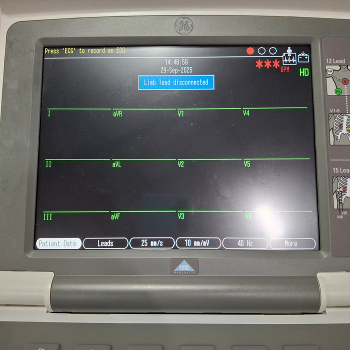 GE Healthcare MAC 5500 HD ECG with CAM Module