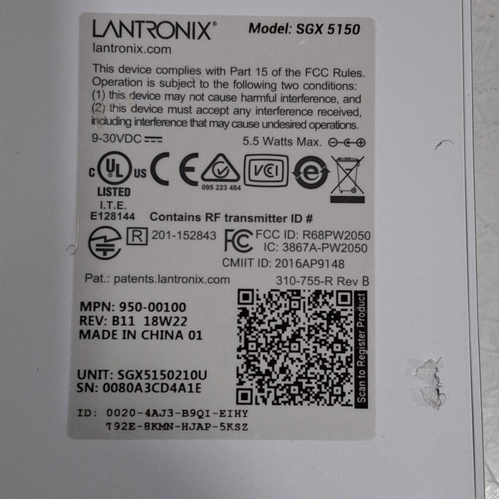Lantronix SGX 5150 Device Gateway Dual Band Wireless Router