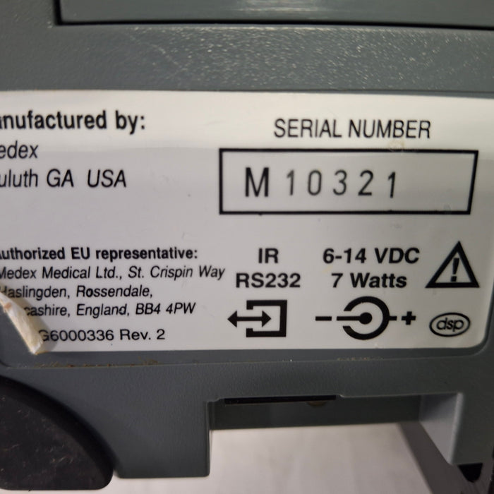 Smiths Medical Medfusion 3500 Version 5 Syringe Infusion Pump