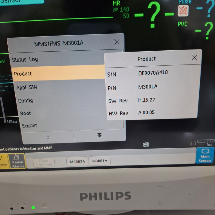 Philips M3001A-A04C06 OxiMax SpO2, NIBP, ECG, Temp, IBP MMS Module