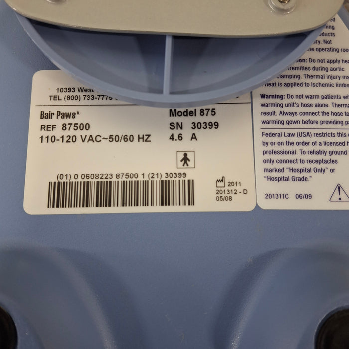 3M Bair Paws 875 Patient Warmer