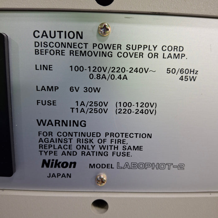 Nikon Labophot-2 Binocular Microscope