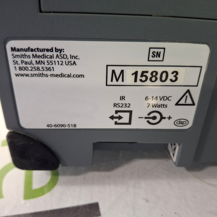 Smiths Medical Medfusion 3500 Version 5 Syringe Infusion Pump